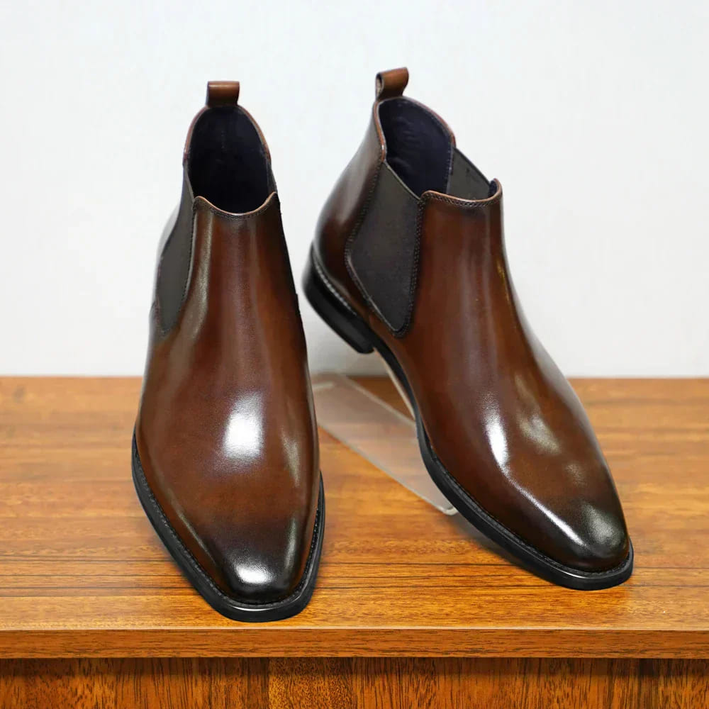 Pedro - Botins Chelsea de Couro