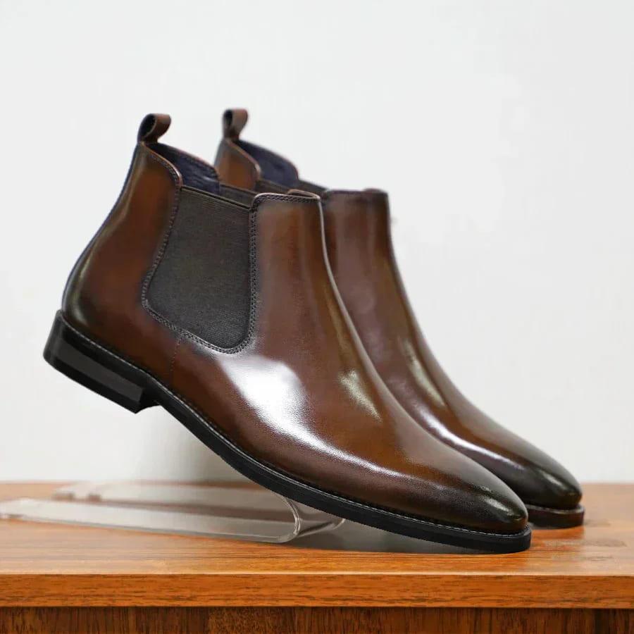 Pedro - Botins Chelsea de Couro