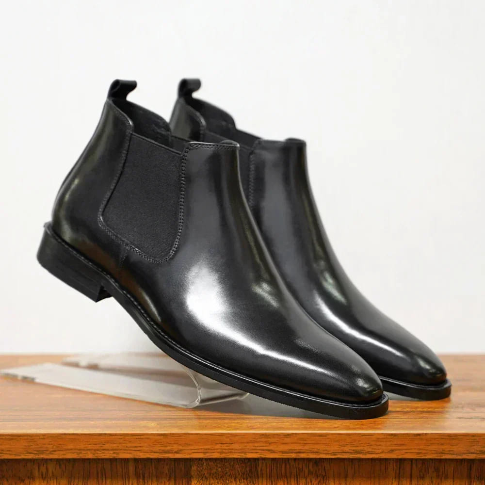 Pedro - Botins Chelsea de Couro
