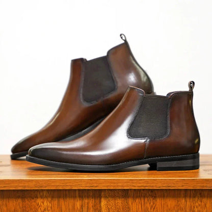 Pedro - Botins Chelsea de Couro