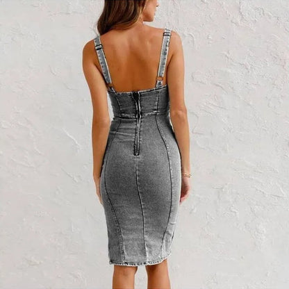 Mona - Vestido de Jean Contemporáneo