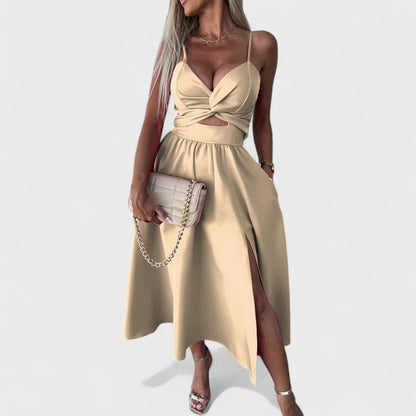 Cielo - Vestido Midi com Fenda