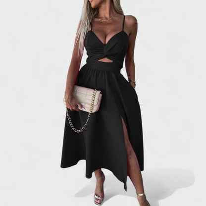 Cielo - Vestido Midi com Fenda