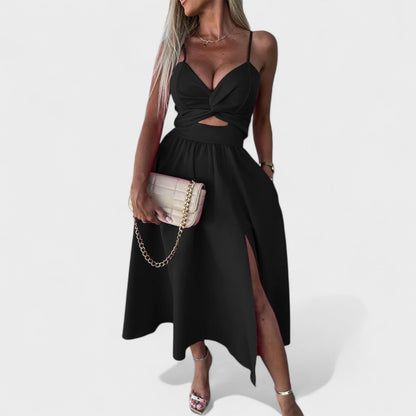 Cielo - Vestido Midi com Fenda