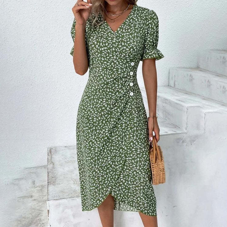 Rita - Vestido Envelope Fluido