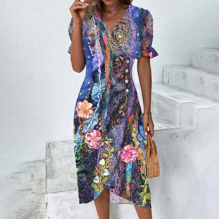 Rita - Vestido Envelope Fluido