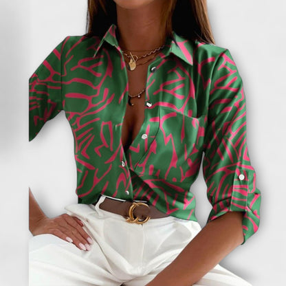 Romina - Camisa de Gola Tradicional