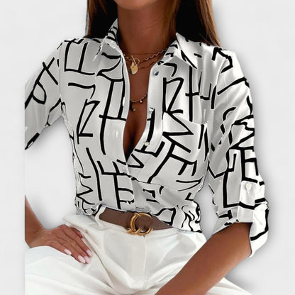 Romina - Camisa de Gola Tradicional