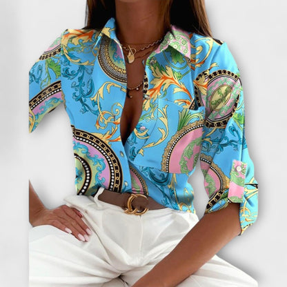 Romina - Camisa de Gola Tradicional